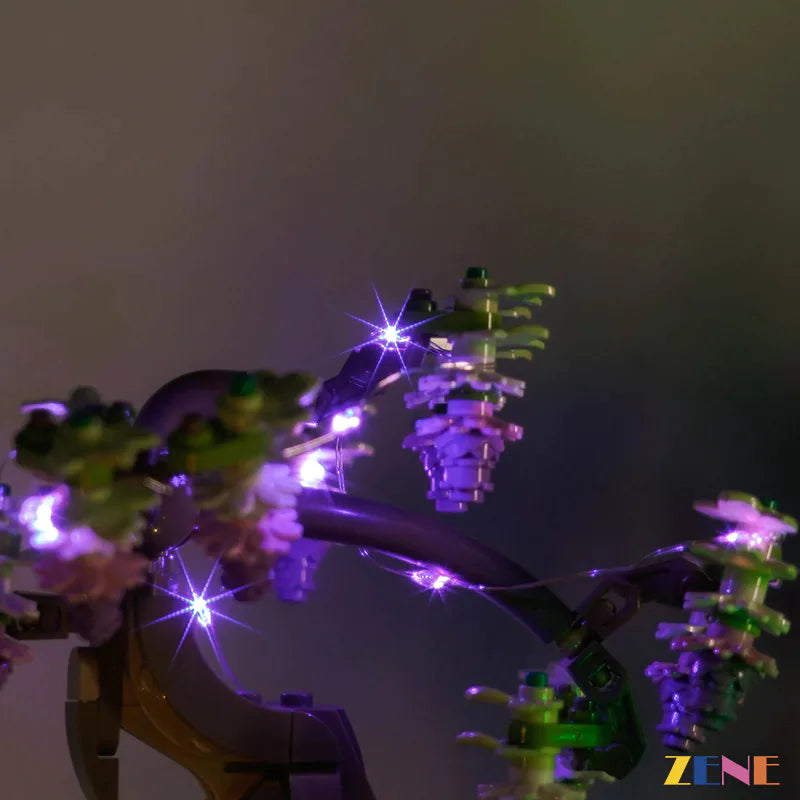 zene bricks Light Kit for LEGO Mini Bonsai Trees #10373