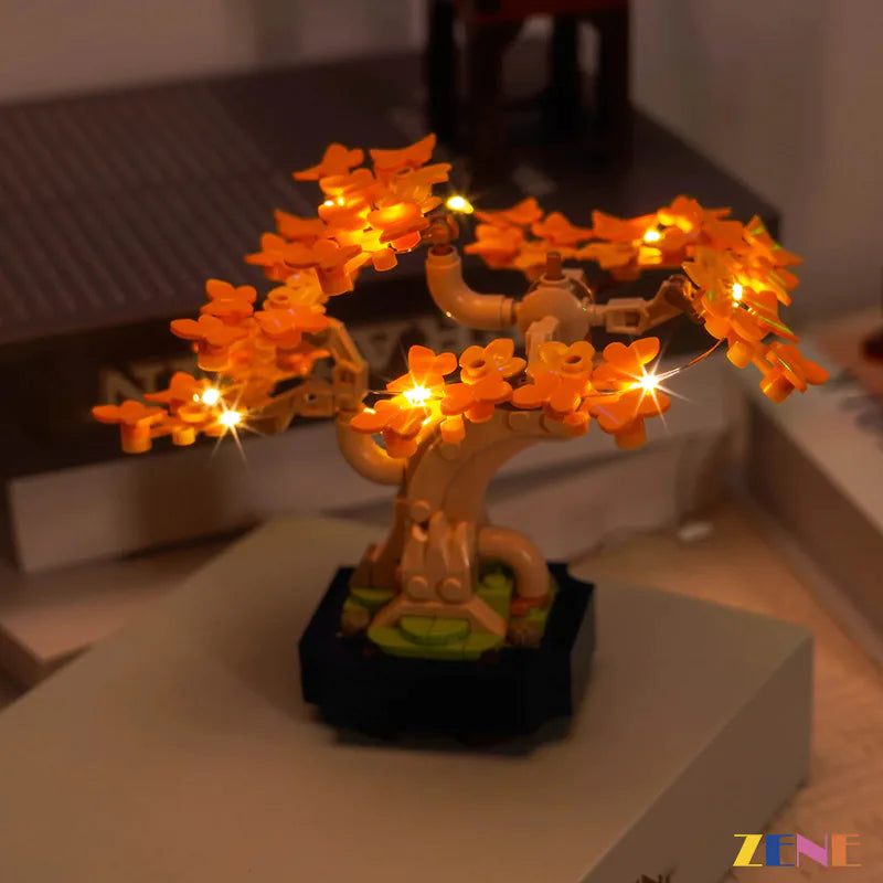 zene bricks Light Kit for LEGO Mini Bonsai Trees #10373