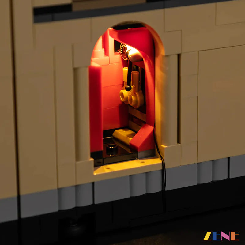 zene bricks Light Kit for LEGO #76450 Hogwarts Express Book Nook