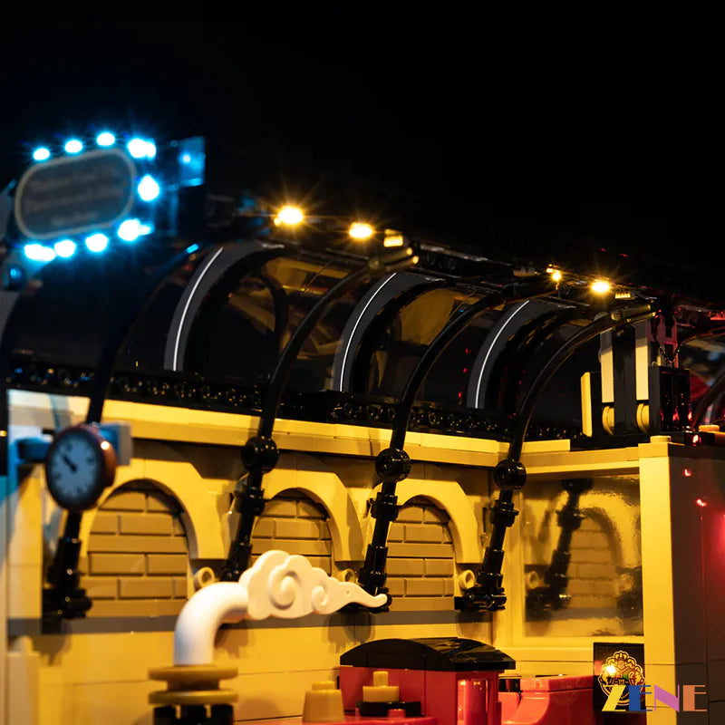 zene bricks Light Kit for LEGO #76450 Hogwarts Express Book Nook