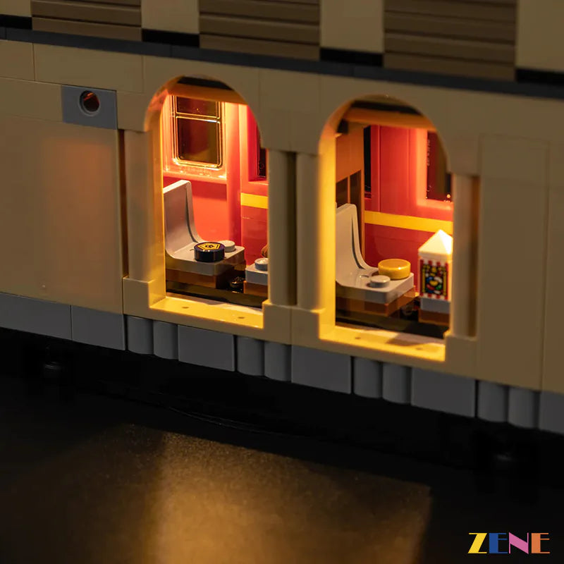 zene bricks Light Kit for LEGO #76450 Hogwarts Express Book Nook