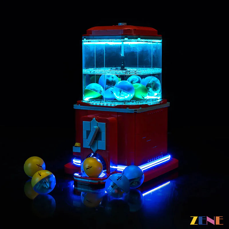 zene bricks Light Kit for LEGO Minifigure Vending Machine #21358 (Multi Color)
