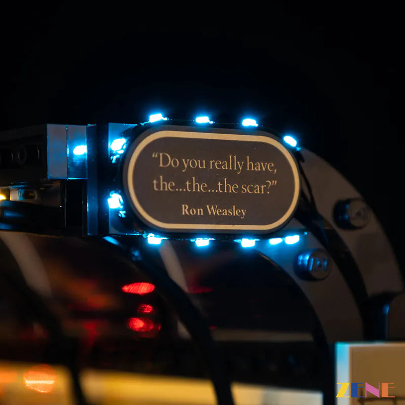 zene bricks Light Kit for LEGO #76450 Hogwarts Express Book Nook