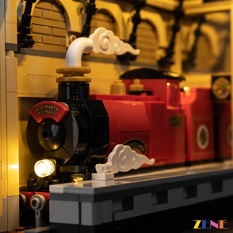 zene bricks Light Kit for LEGO #76450 Hogwarts Express Book Nook