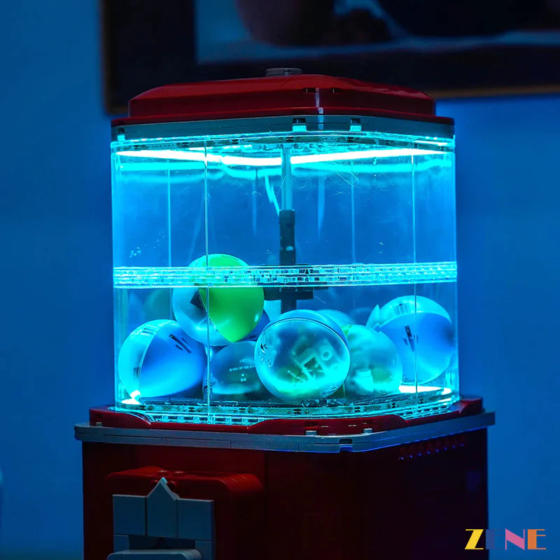 zene bricks Light Kit for LEGO Minifigure Vending Machine #21358 (Multi Color)