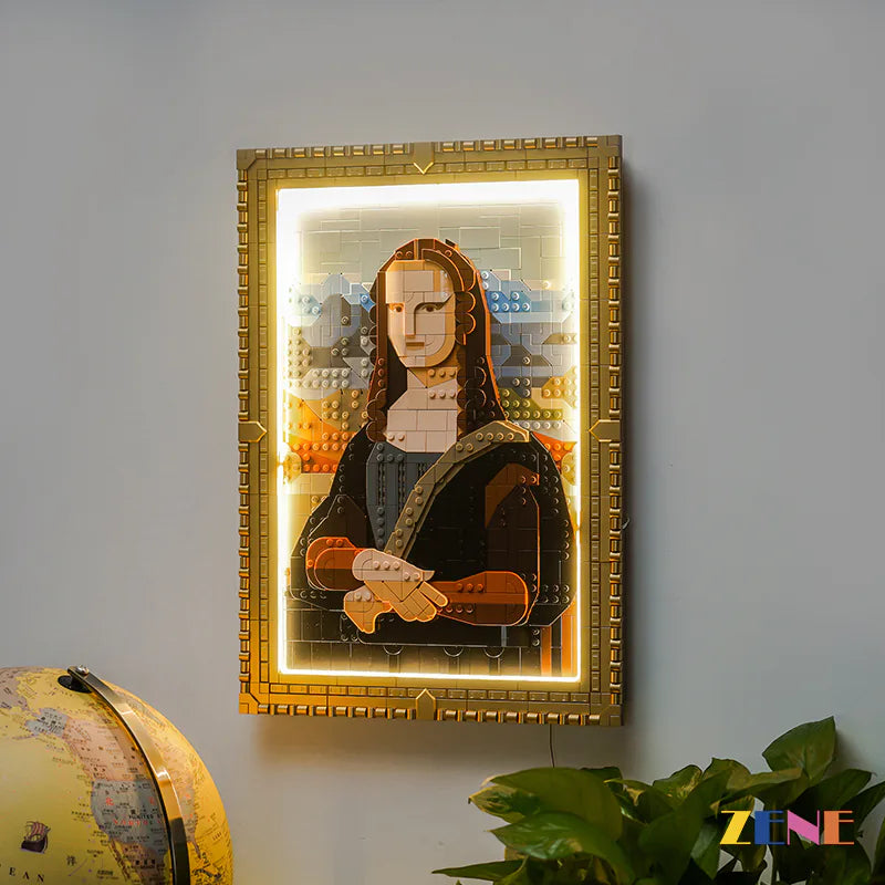 zene bricks Light Kit for LEGO Mona Lisa Art #31213