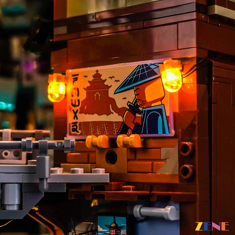 zene bricks Light Kit for LEGO NINJAGO Workshops #71837 (Ver.2)