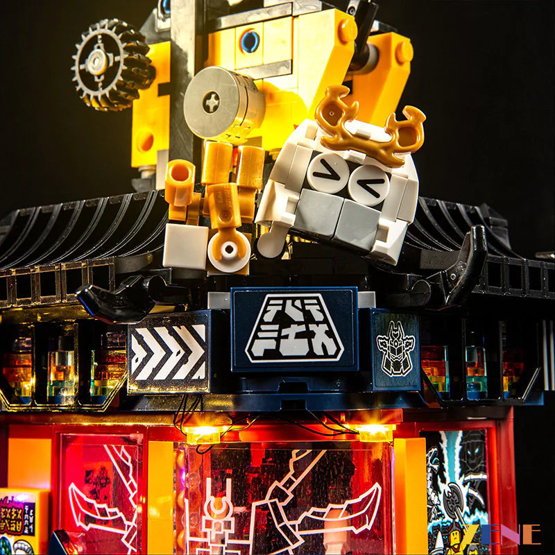 zene bricks Light Kit for LEGO NINJAGO Workshops #71837