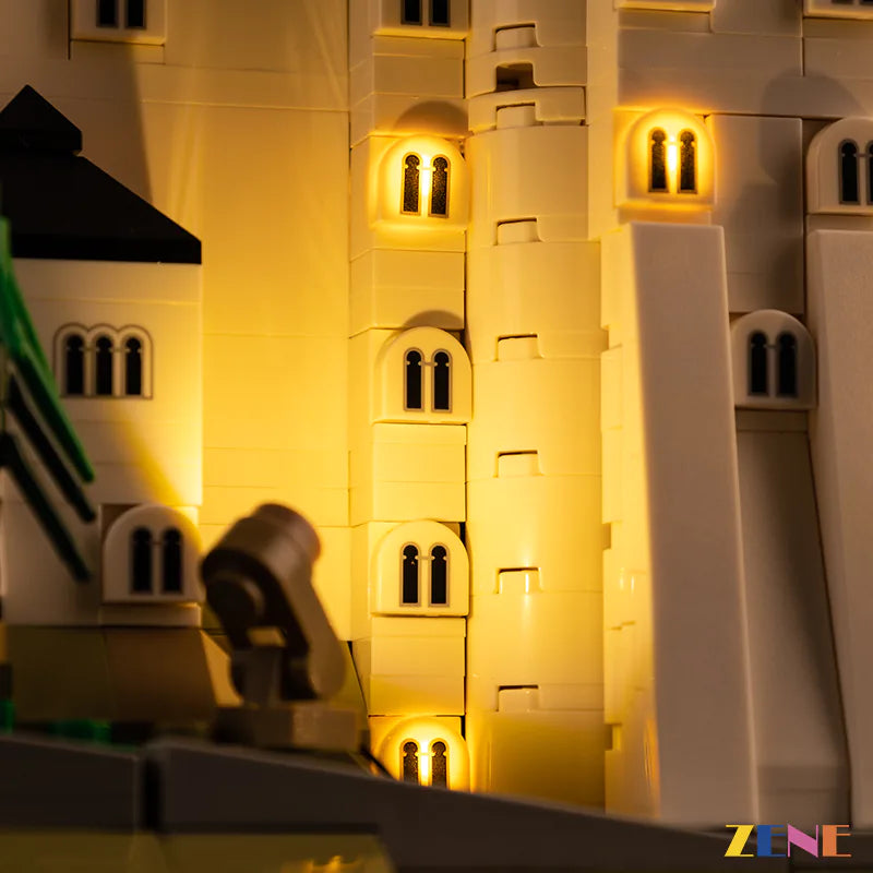 zene bricks LEGO Neuschwanstein Castle Light Kit for #21063