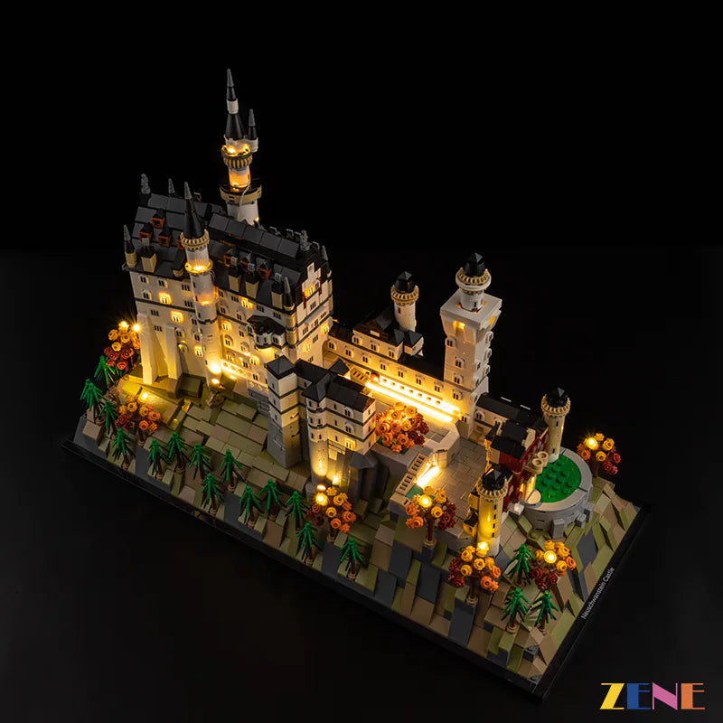 zene bricks LEGO Neuschwanstein Castle Light Kit for #21063