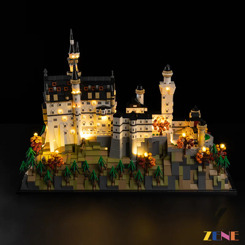 zene bricks LEGO Neuschwanstein Castle Light Kit for #21063
