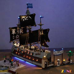 ZENE Bricks Light Kit for LEGO Garp's Marine Battleship #75646