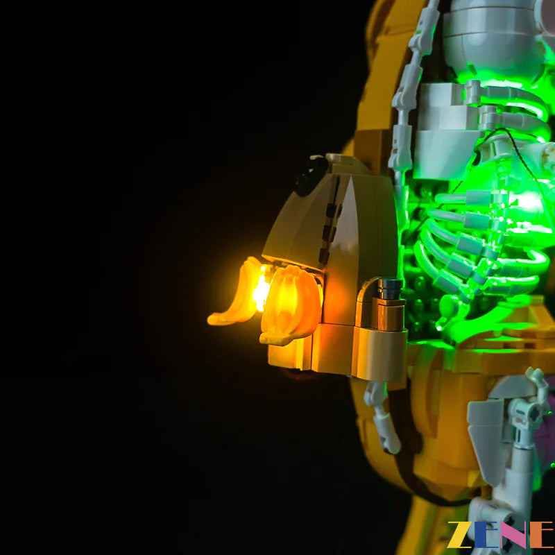 zene bricks Light Kit for LEGO Peely Bone #77072