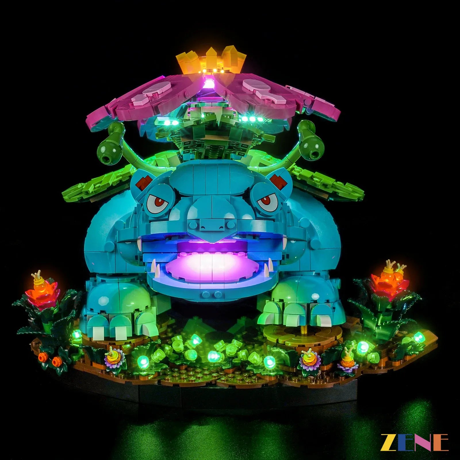 zene bricks Light Kit for Pokémon Venusaur Charizard and Blastoise #72153