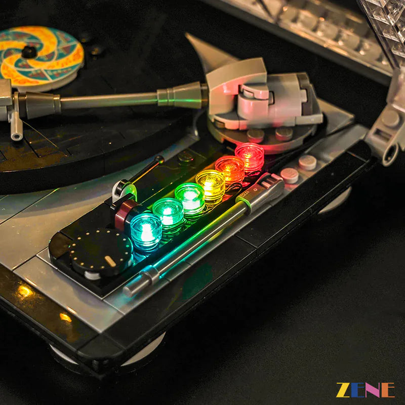 zene bricks Light Kit for LEGO Retro Record Player #40699