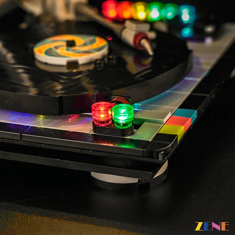 zene bricks Light Kit for LEGO Retro Record Player #40699