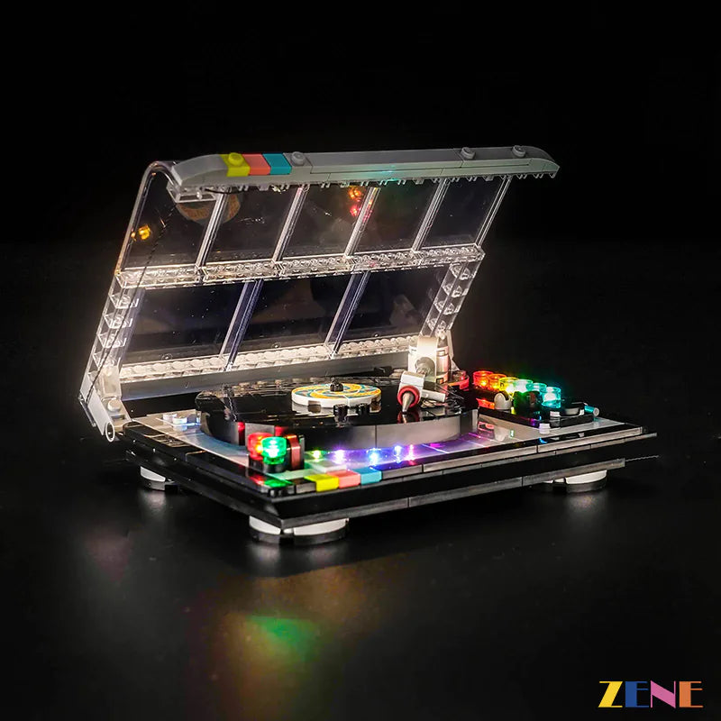 zene bricks Light Kit for LEGO Retro Record Player #40699