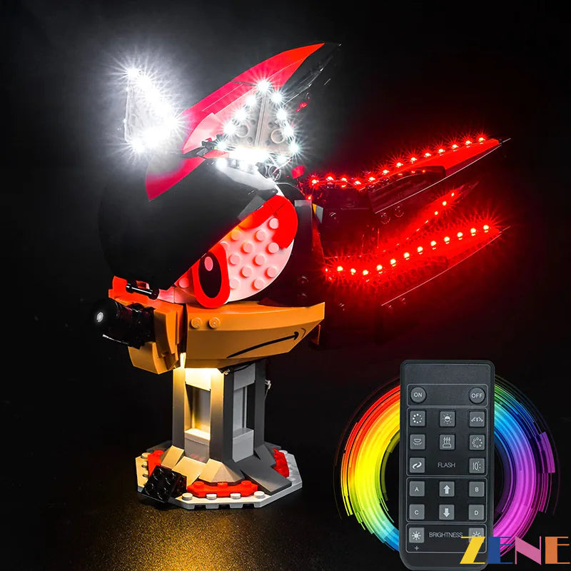 zene bricks Light Kit for LEGO Shadow the Hedgehog #77000