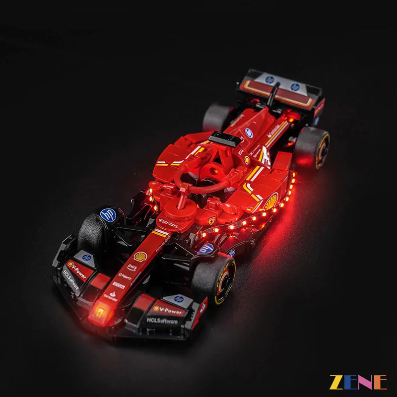 zene bricks Light Kit for LEGO Ferrari SF-24 F1 Race Car #77242