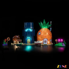 ZENE Bricks Light Kit for LEGO SpongeBob SquarePants Bikini Bottom #11386