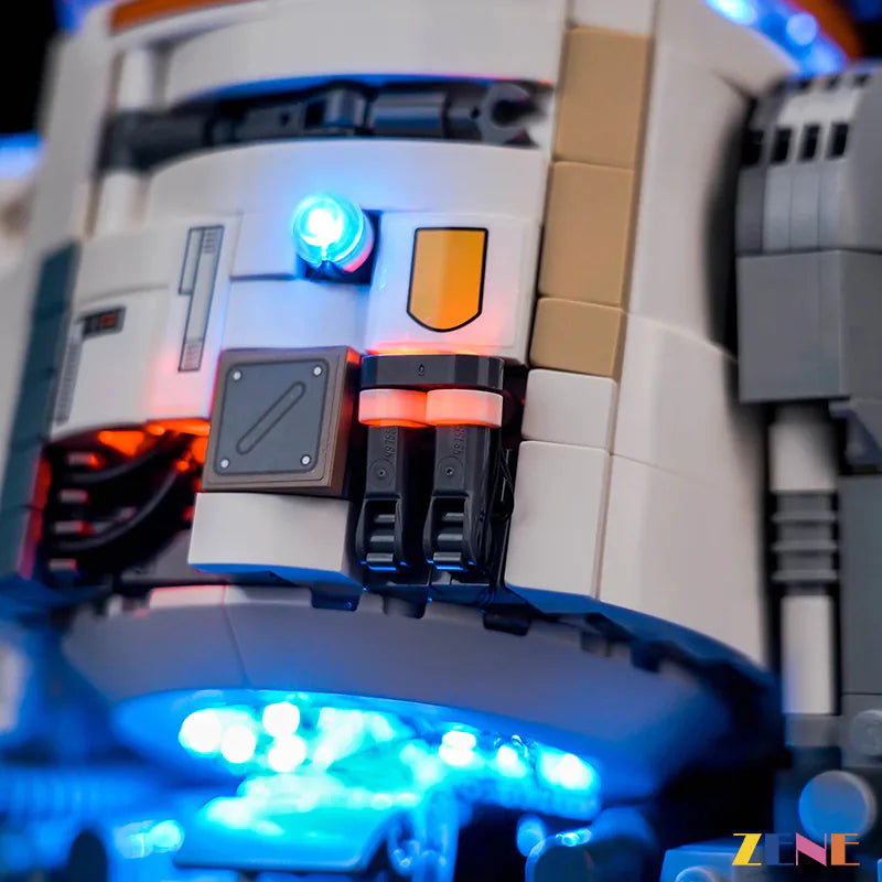 zene bricks Light Kit for LEGO Chopper (C1-10P) Astromech Droid #75416
