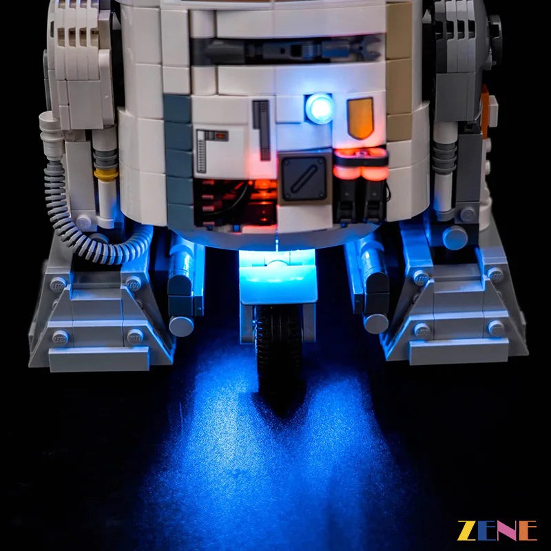 zene bricks Light Kit for LEGO Chopper (C1-10P) Astromech Droid #75416