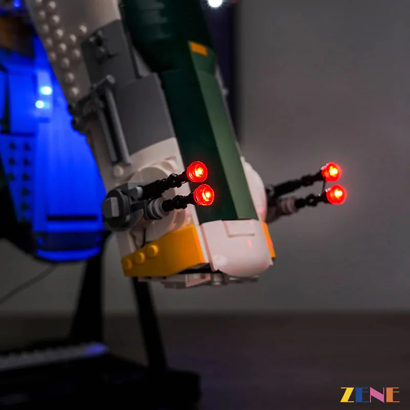 zene bricks Light Kit for LEGO Jango Fett's Firespray-Class Starship #75409