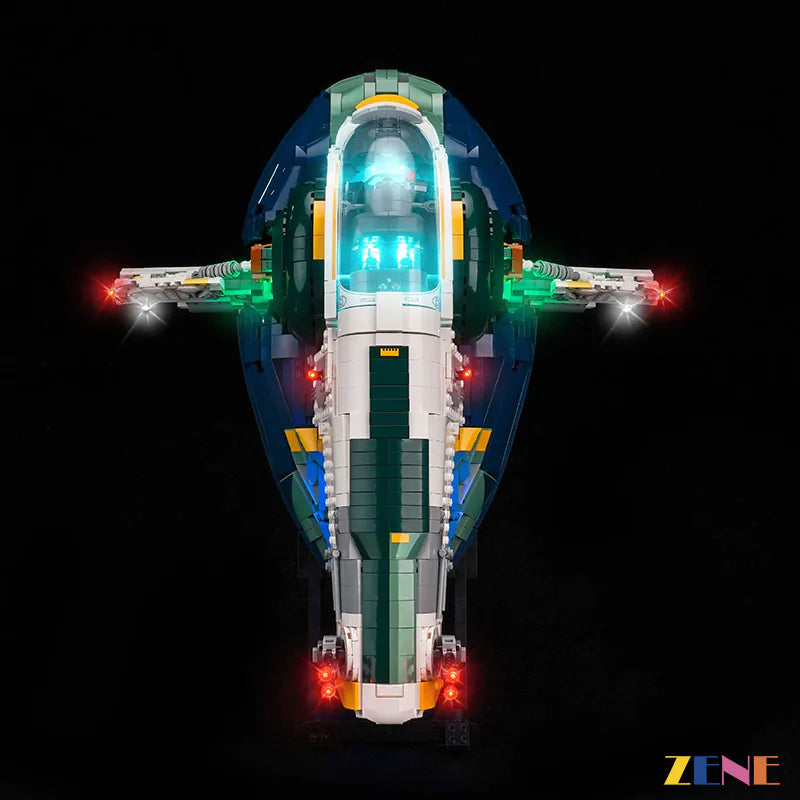 zene bricks Light Kit for LEGO Jango Fett's Firespray-Class Starship #75409