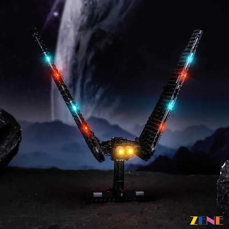 zene bricks Light Kit for LEGO Kylo Ren's Command Shuttle #75406