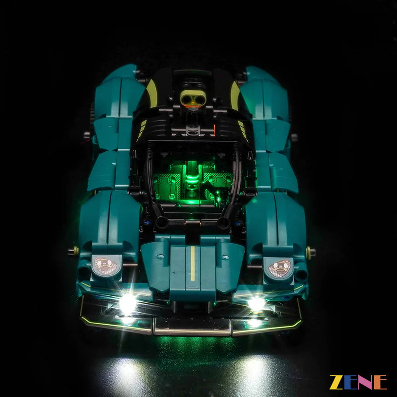 zene bricks Light Kit for LEGO Aston Martin Valkyrie #42208