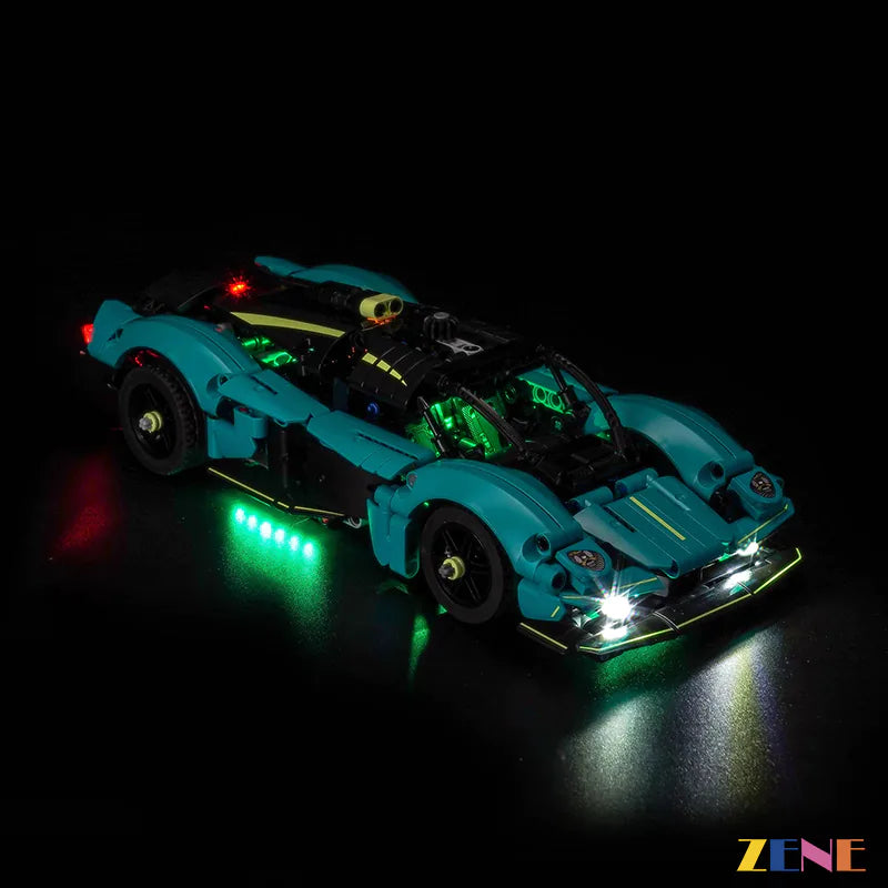 zene bricks Light Kit for LEGO Aston Martin Valkyrie #42208