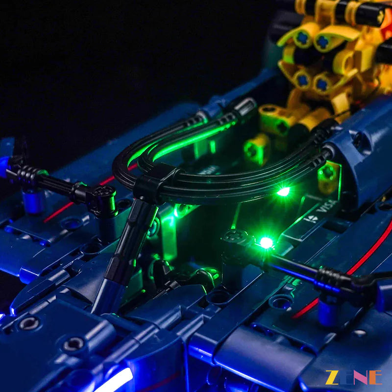 zene bricks Light Kit for LEGO F1 Car Oracle Red Bull Racing RB20 #42206