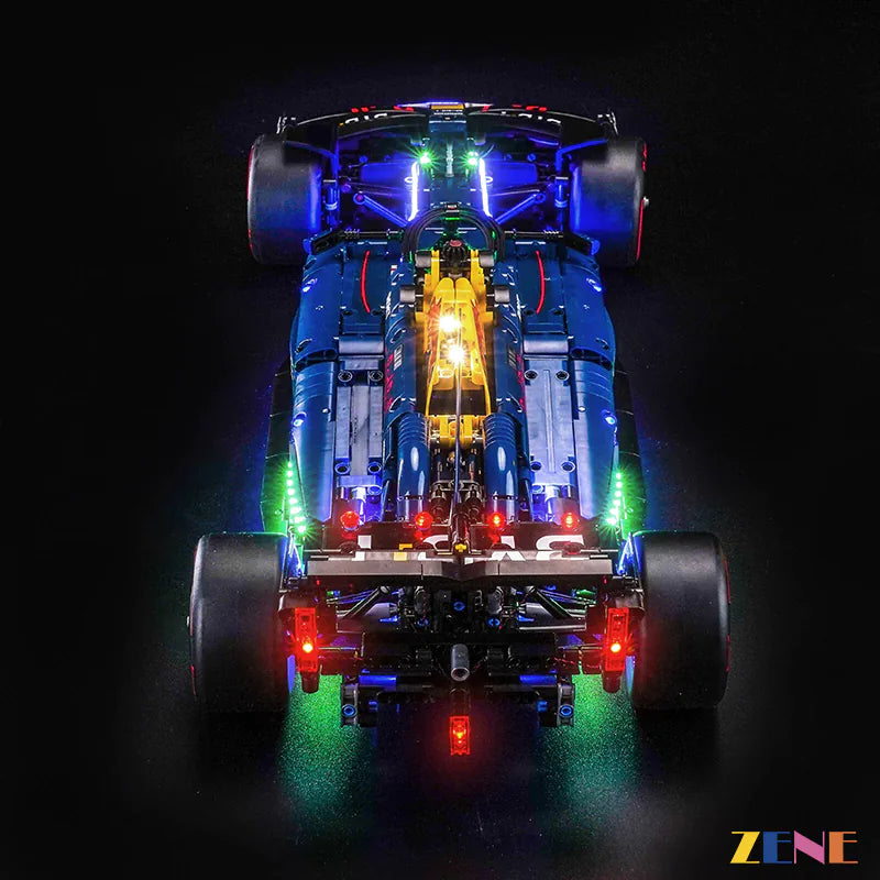 zene bricks Light Kit for LEGO F1 Car Oracle Red Bull Racing RB20 #42206