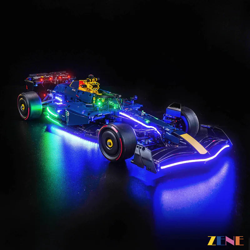 zene bricks Light Kit for LEGO F1 Car Oracle Red Bull Racing RB20 #42206