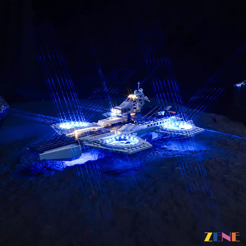 zene bricks Light Kit for LEGO The Avengers Helicarrier #76295