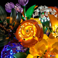 Light Kit LEGO Botanical Flower Arrangement
