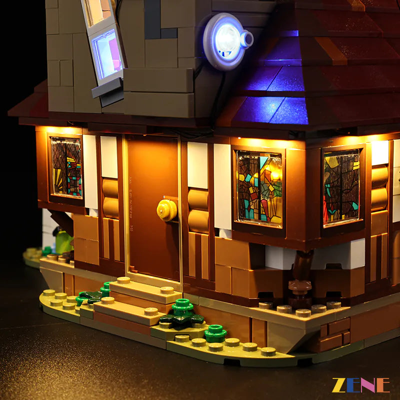 zene bricks Light Kit for LEGO The Burrow Harry Potter #76437 (Ver2)