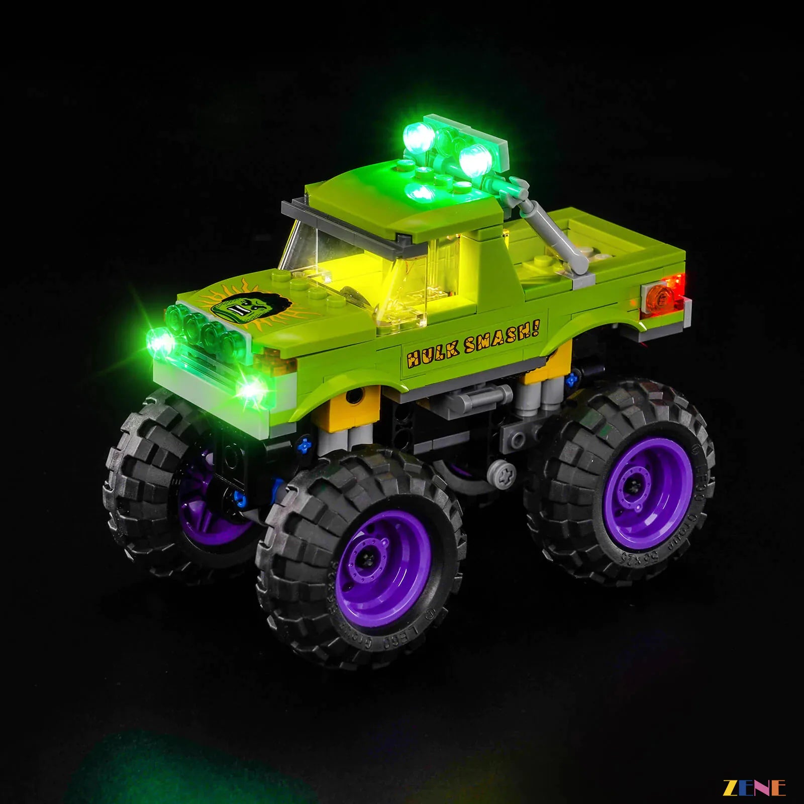 zene bricks LEGO The Hulk Truck vs. Thanos Light Kit for #76312