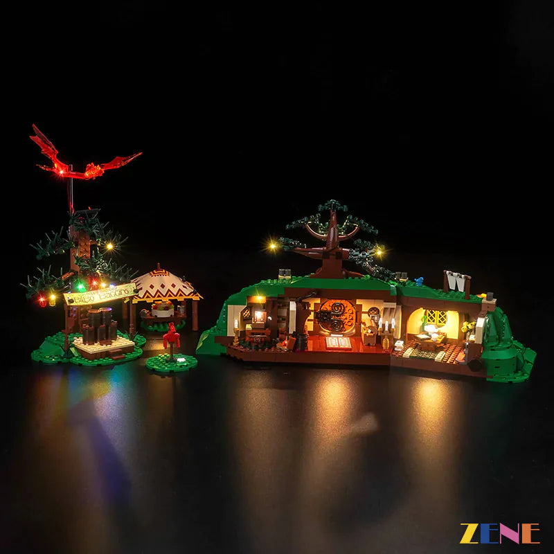 zene bricks Light Kit for LEGO The Shire: The Lord of the Rings #10354