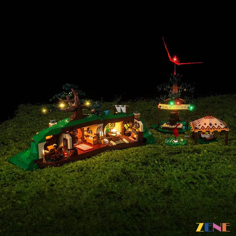 zene bricks Light Kit for LEGO The Shire: The Lord of the Rings #10354