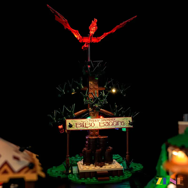zene bricks Light Kit for LEGO The Shire: The Lord of the Rings #10354