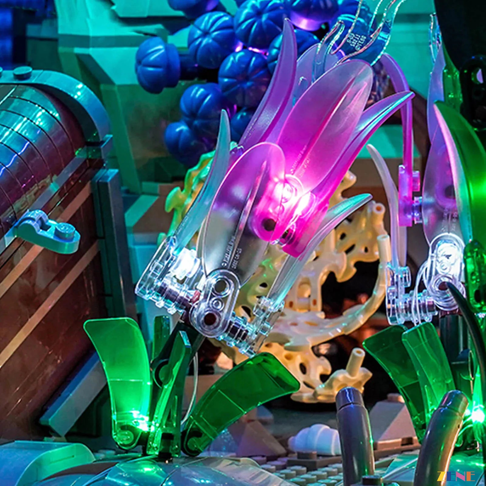 zene bricks LEGO Tropical Aquarium Light Kit for #10366