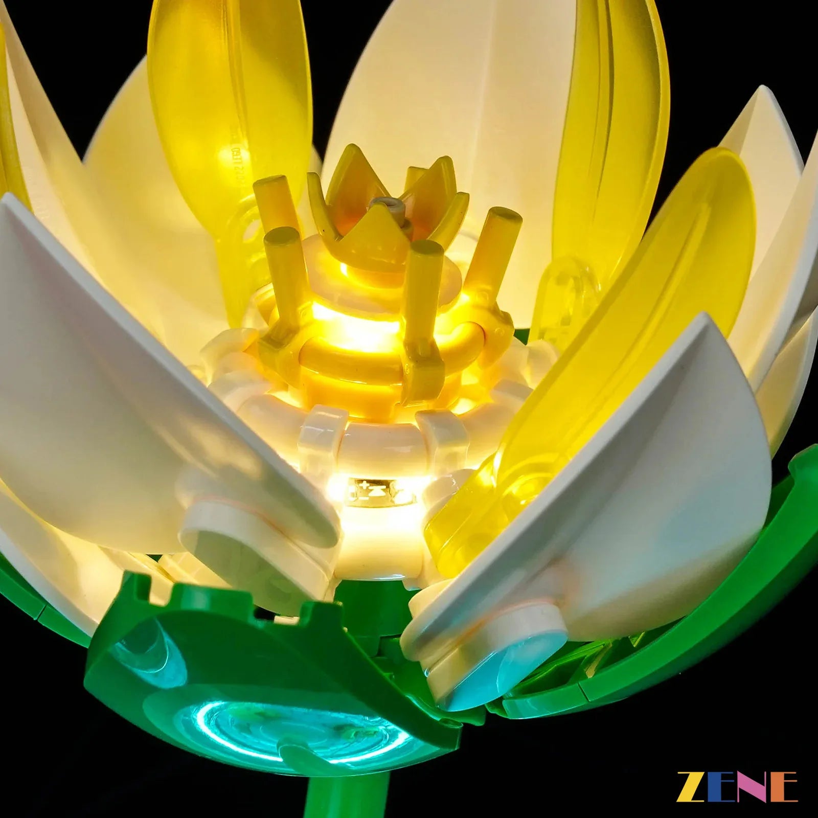 serene flower centerpiece illumination - ZENE Bricks Light Kit for LEGO® Water Lilies #11511