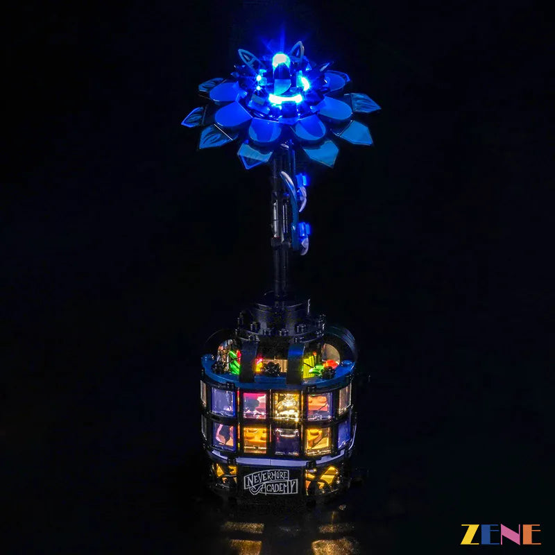 zene bricks LEGO Wednesday Black Dahlia Flower Light Kit for #76784