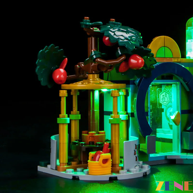zene bricks Light Kit for LEGO Emerald City Wicked #75684
