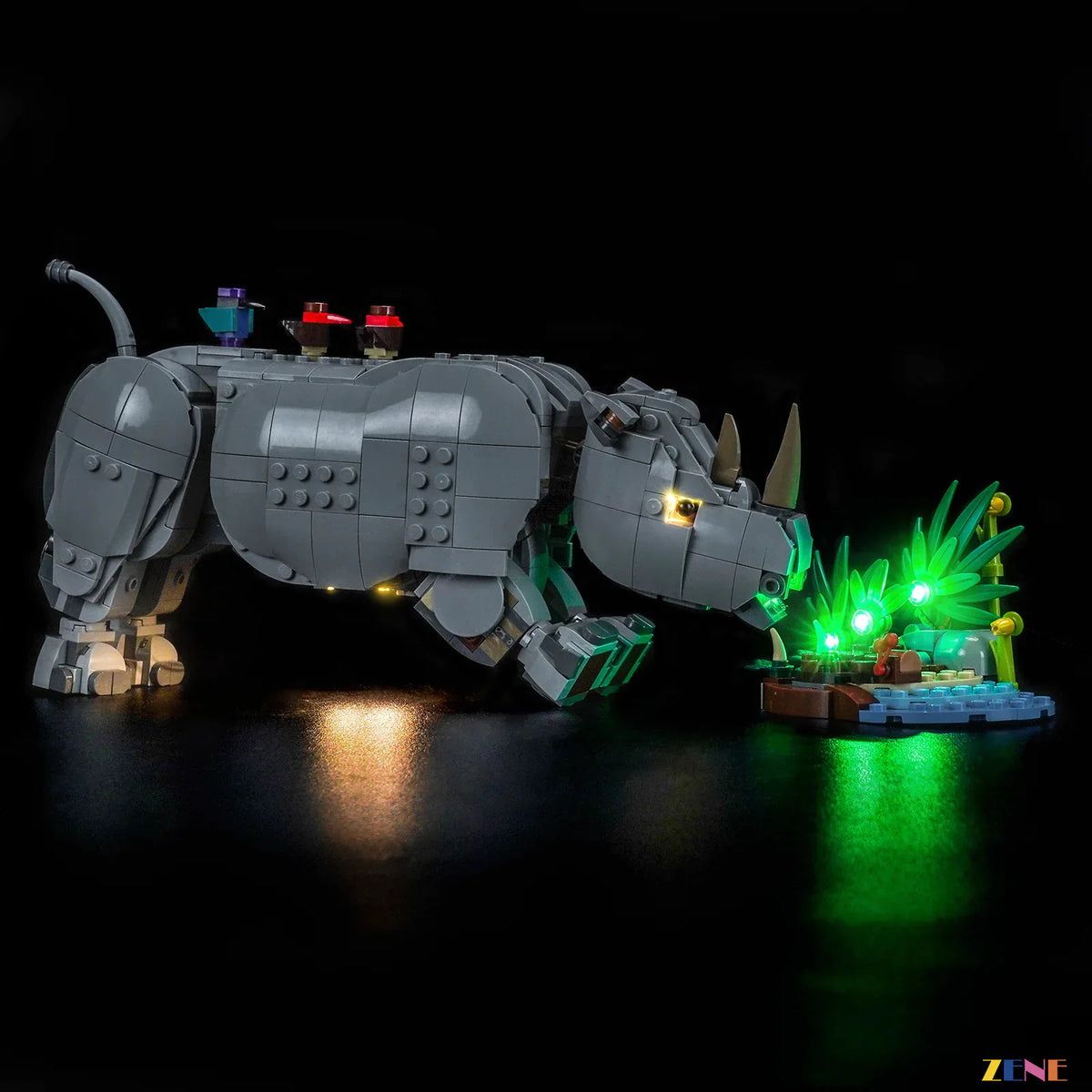 LEGO Wild Animals: Majestic Rhino with Birds Light Kit for #31171