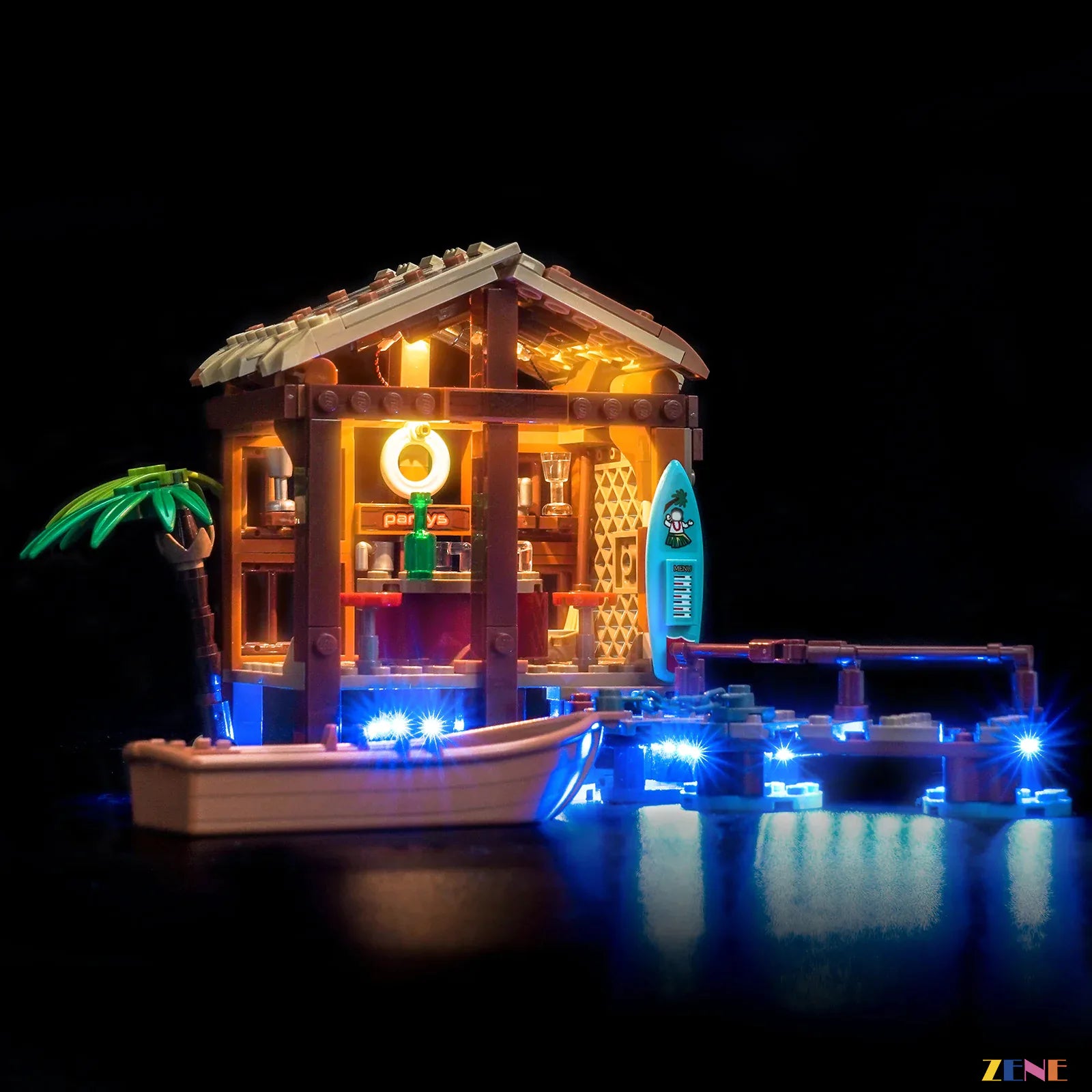 zene bricks LEGO Windmill Village Hut Light Kit for #75636