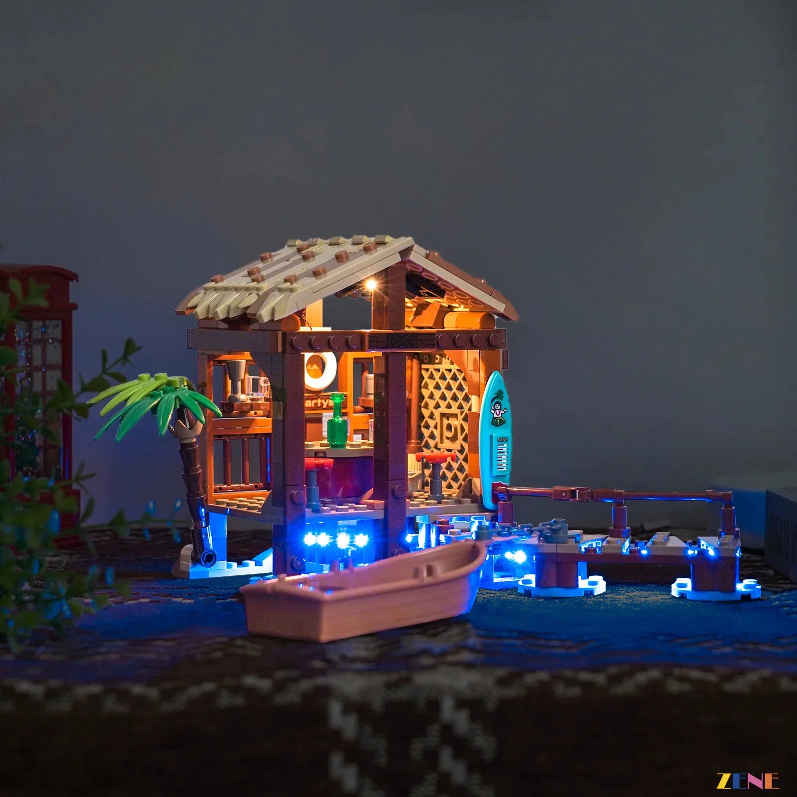 zene bricks LEGO Windmill Village Hut Light Kit for #75636