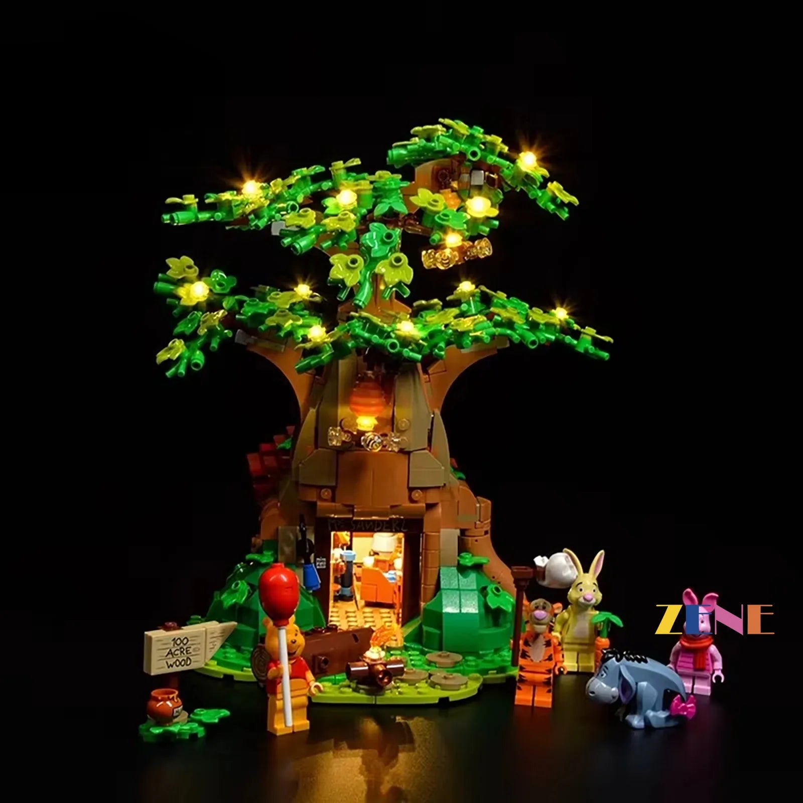 zene bricks LEGO Winnie The Pooh Light Kit for #21326