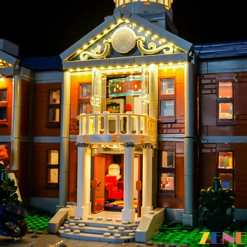 zene bricks Light Kit for LEGO X-Men The X-Mansion #76294 Marvel